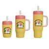 Combinación de Colores Navideños Termo Infantil de 18 oz con Asa a Prueba de Polvo Taza Personalizada de Acero Inoxidable 304 con Popote Anti-Atragantamiento Olla Infantil