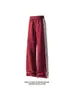 Colección Otoño 2026: Pantalones Largos de Mezcla de Algodón Blanco con Tres Rayas, Tallas M-5XL, HK261033-Especial P32