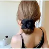 Elástico Elegante de Gama Alta para el Cabello para Mujeres, Accesorio de Verano Negro para el Cabello, Estilo Nuevo