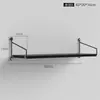 Estante de almacenamiento de pared sin perforaciones, partición de pared montada en la pared junto a la cama, decoración de pared para sala de estar, estante para router, estantería de pared