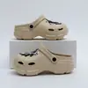 Novas Crocs Femininas com Plataforma para Aumentar a Altura, Verão 2026, Novo Estilo, Fechadas, para Exterior, Praia, Sandálias EVA Antiderrapantes