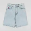 Shorts Vaqueros Bordados con Letras Hip-hop Retro Estilo Americano Y2K para Hombre de Cintura Alta Casual Combinan con Todo Jeans de Cinco Puntos