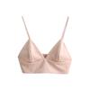 Transfronterizo Europa y Estados Unidos Amazon Cuello en V Profundo Ombligo Corto Vacaciones de Playa Base Sólido Color Camisola Chaleco