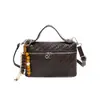 Comercio exterior transfronterizo tejido simple casual nuevo vintage personalizado diseño de bufanda de seda bolso de hombro único cruzado
