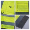 Chaleco de Seguridad Reflectante de Manga Larga Aoke Chaleco de Seguridad Reflectante Sitio de Construcción Seguridad Vial