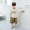 Conjunto de Verano para Niños 2026 Estilo Nuevo Ropa de Verano para Niños Ropa Deportiva de Verano Elegante y de Moda para Niños de Manga Corta