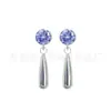 Colgante Cilíndrico de Titanio F136 con Circonita Forma de Gota de Agua Clavo para Hélice Auricular Clavo para Labio Implante de Grado G23 Aleación de Titanio Joyería para Piercings Clavo para Oreja
