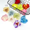 Tela No Tejida de Simulación Flores de Orquídea Phalaenopsis DIY Accesorios para Hacer Tocado Hecho a Mano Pinza para el Cabello Decoración de Pared de Flores para el Hogar