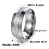 26 Nuevos Modelos de Anillos Pulidos de 8 mm para Hombre de Comercio Electrónico Transfronterizo en Europa y América, Anillos de Boda, Anillos de Pareja, Artículos de Venta Caliente al por Mayor en Amazon