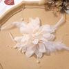 Delicado y Perezoso Hermoso Tejido de Plumas Cuentas de Arroz Espinas Flor DIY Hecho a Mano Horquillas Accesorios para el Cabello Accesorios de Ropa Venta al por Mayor