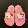 Pantuflas de niña HelloKitty sandalias y pantuflas de verano para niños antideslizantes verano niñas bebé interior zapatos para el hogar lindos