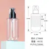 Botella Dosificadora Spot Cosmetics Pure Dew 200ml Transparente Pet Botella Spray para Tónico PP Blanco/Esmaltado Boquilla