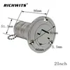 Tampa de Abastecimento de Combustível Pequena Richwits com Tampa Flip-Top, Tampa de Tanque de Combustível para Iate, Tampa de Abastecimento de Água para RV, Tampa de Tanque de Água, Saída de Óleo
