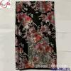 Tela ligera de seda morera con estampado artístico transfronterizo en stock. Estampados de seda de moda para mujer.