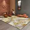 Alfombra de Terciopelo de Cristal para Sala de Estar Lujo Ligero Tacto de Gama Alta Alfombrilla para Sofá Mesa de Café Uso en el Hogar Resistente a la Suciedad Fácil de Limpiar Alfombra de Dormitorio junto a la Cama