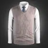 Chaleco de Punto sin Mangas Otoño e Invierno 2025 para Hombre Talla Grande Chaleco de Lana Chaleco Suéter Chaleco Suéter Casual