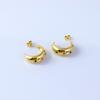 Nuevos aretes con incrustaciones de diamantes estilo hip hop transfronterizo aretes de moda de alta gama aretes de diamantes coloridos elegantes de lujo ligero al por mayor