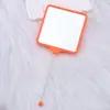 Nuevo Espejo de Maquillaje Cuadrado Portátil DIY Espejo con Abalorios de una Cara Espejo Portátil para la Apariencia de las Niñas