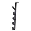 Gancho vertical de plástico colgador de puerta trasera gancho para abrigos de puerta trasera plástico para dormitorio sin perforaciones fabricantes de ropa para colgar en la puerta