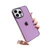 Capa de telefone de alta qualidade com glitter transparente iPhone15promax para Apple 14Pro Capa rígida resistente a quedas 13Max 16