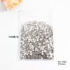 Venta al por mayor 1440 uñas artísticas blancas de fondo plano con forma de diamante tamaño mini gota de agua amor cuadrado transparente diamante joyería
