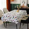 Mantel de PVC Impermeable a Prueba de Aceite Lavable Moderno Paño para Escritorio Estilo Ins Mantel para Mesa de Comedor Estudiante Mantel Rectangular para Mesa Cubierta para Mesa de Café