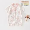 Ropa para recién nacidos, mono de bebé de manga corta, mono fino de verano con diseño de dragón, mono de bebé sin huesos, ropa para salir y escalar