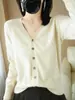 Cardigan Suéter Tricô Retrô Cruzado Outono Estilo Americano Tricô Tamanho Grande Top Patchwork Manga Longa Feminino