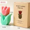 Velas aromáticas de tulipán como recuerdos, regalos para el Día del Maestro, velas aromáticas hechas a mano, velas decorativas, velas festivas