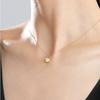 Suministro transfronterizo de collar Aobao de imitación deseo superventas cadena clavicular de ópalo collar redondo de cuatro garras chapado en platino