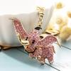 Nuevo colgante de elefante con incrustaciones de diamantes de estilo europeo y americano, llavero creativo de metal, venta al por mayor, lindo elefante de dibujos animados, suministro directo de fábrica