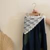Estilo Coreano Verão Novo Colete de Renda Sem Mangas para Meninas 2025 Cortina de Peido Jeans Casual com Costura de Renda Conjunto de Duas Peças