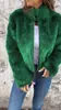 Chaqueta informal con cremallera y cuello alto de piel sintética para mujer, otoño e invierno, transfronteriza, de Amazon 2024, para mujer europea y americana