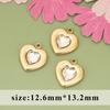 Ventas Calientes Transfronterizas Acero Inoxidable Gota de Agua Corazón Asimétrico Ovalado DIY Colgante Aretes Collar DIY Colgante de Joyería