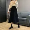 Falda Blanca Mujer 2023 Nueva Falda Plisada Cintura Alta Adelgazante Otoño e Invierno Falda de Paraguas Línea A ins Súper Hada Falda de Estudiante