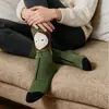 Calcetines personalizados, calcetines de algodón para exportación, procedentes de una fábrica en Zhuji, ofreciendo personalización en lotes pequeños, impresión de logotipos y servicios OEM para calcetines deportivos