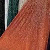 Nueva Pieza Transparente Flor Grande Chaqueta Cheongsam Terciopelo Lentejuelas Bordado Equipaje Zapato Material Tela de Lentejuelas Suministro Listo