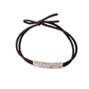 Estilo Europeo y Americano Súper Brillante Strass Goma para el Cabello Coreana Pequeño Aroma Cola de Caballo Alta Elasticidad Cuerda para el Cabello Versátil Goma Pequeña