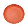 Plato de fruta resistente a las caídas con forma de disco de paja de trigo para el hogar, plato de hueso de plástico al por mayor, plato de hueso redondo para restaurante
