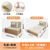 Sofá cama plegable para sala de estar y dormitorio, cama plegable individual/doble para apartamentos pequeños, cama multifuncional de doble uso extraíble y retráctil