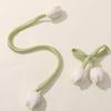 Ins Estilo Simples Fita Longa Bilateral Bud Tulip DIY Joker Headwear Acessórios para Cabelo Feminino Acessórios para Roupas Atacado