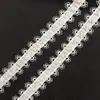 Adorno de Encaje con Perlas de Cristal de Alta Resistencia Cinta Tejida a Mano para Ropa, Bolsos, Accesorios para el Cabello, Accesorios de Ropa DIY Venta al por Mayor