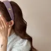 Diadema de estilo coreano para otoño e invierno, nueva, de ala ancha, para coleta, para mujer, de alta gama, para uso diario, diadema para la parte superior alta del cráneo, diadema versátil