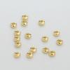 Contas Pequenas de Ouro que Preservam a Cor Banhado a Ouro 14K Contas de Ábaco Contas Tipo Pneu Peroladas Colar Pulseira Contas Espaçadoras Acessórios para Joias DIY Contas