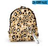 Mochila de Tela Oxford con Estampado de Leopardo, Temporada de Regreso a Clases Transfronteriza, Uso Diario para Estudiantes, Tendencia, Impresión 3D