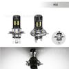 Nuevo faro antiniebla LED para coche, faro de motocicleta 1156 señal de giro H4 P15D tres garras doble garra presión amplia foto frontal
