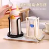 Estante de Almacenamiento de Vasos de Papel para Escritorio Tienda de Té con Leche Cafetería Dispensador de Vasos Desechables Estante de Almacenamiento Dispensador de Agua de Alta Gama