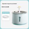Dispensador de água para gatos filtragem automática água para alimentação para cães dispensador de água para animais de estimação purificação de filtragem múltipla água corrente baixo luz noturna