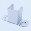 Accesorios para Barandillas, Conectores, Marcos de Soporte, Barandillas de Balcón, Sujetadores para Tubo Cuadrado, Clips en Forma de U, Abrazaderas de Tubería Montadas en Pared, Arte en Hierro, Acero Galvanizado