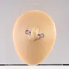 Plástico suave barra lengua clavo brillo bola anillo de lengua acrílico flexible anillo de pecho decoración de lengua clavo de pecho joyería de piercing corporal